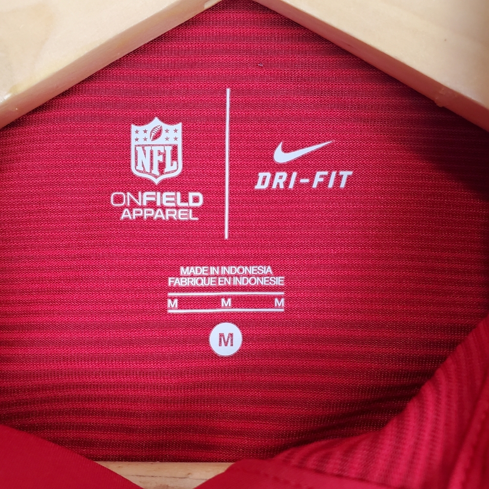 Tampa Bay Buccaneers Red NFL Men's Nike Dri-Fit Short Sleeve Polo Size Medium - Picture 8 of 15